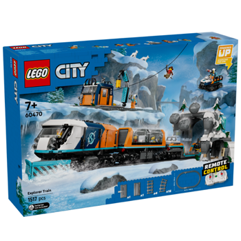 Productfoto van 60470 LEGO® City Onderzoekstrein op de Noordpool